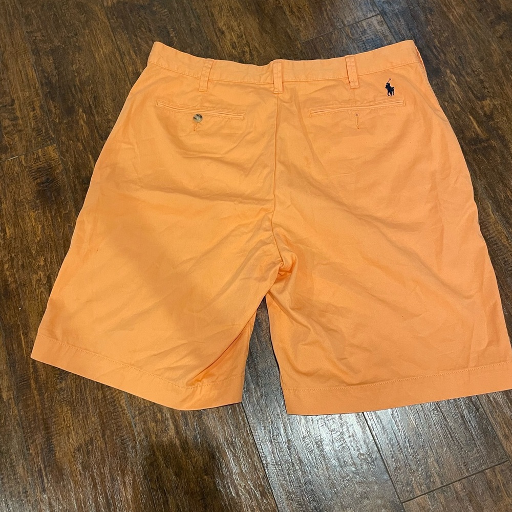 Orange Ralph Lauren shorts